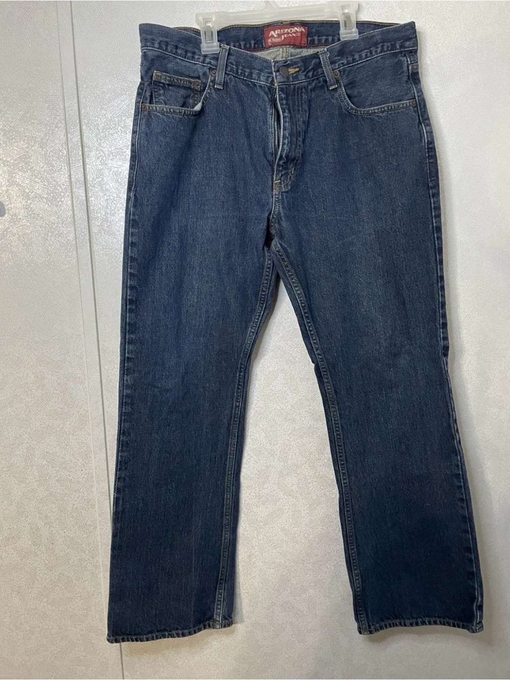 Arizona Jean Company Classic Men's Dark Blue Denim Jeans 34x30